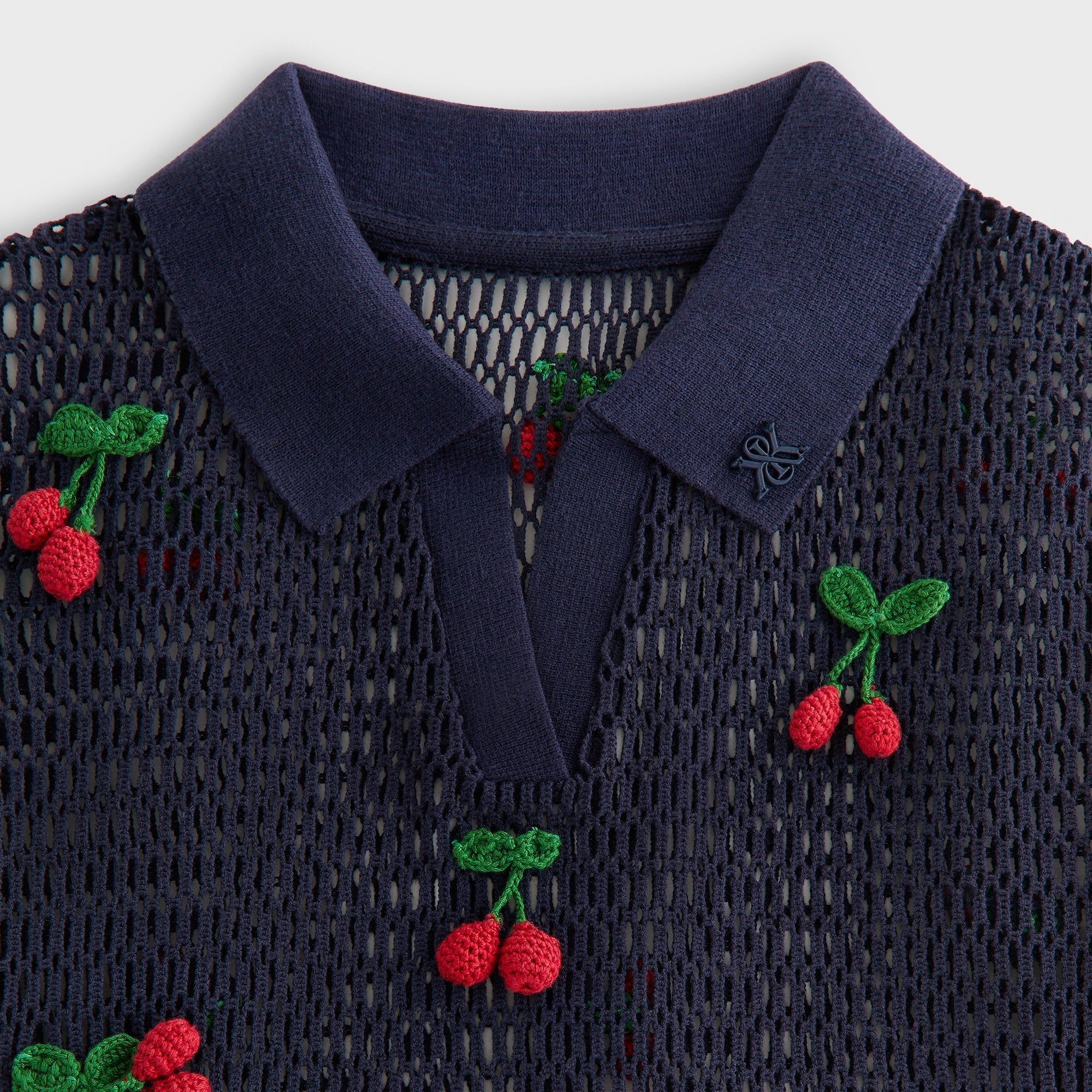 Kith Women Hedi Cherry Sweater Polo - Nocturnal