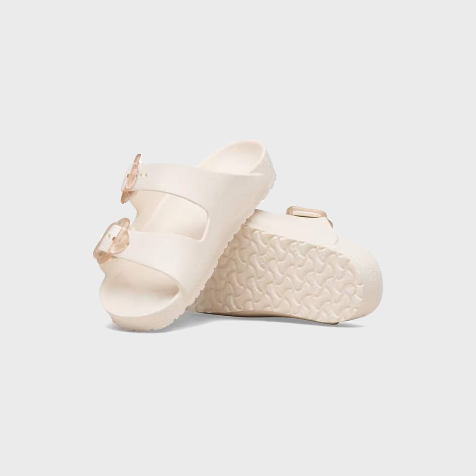 Birkenstock Kids Arizona EVA Flower Buckle - Eggshell
