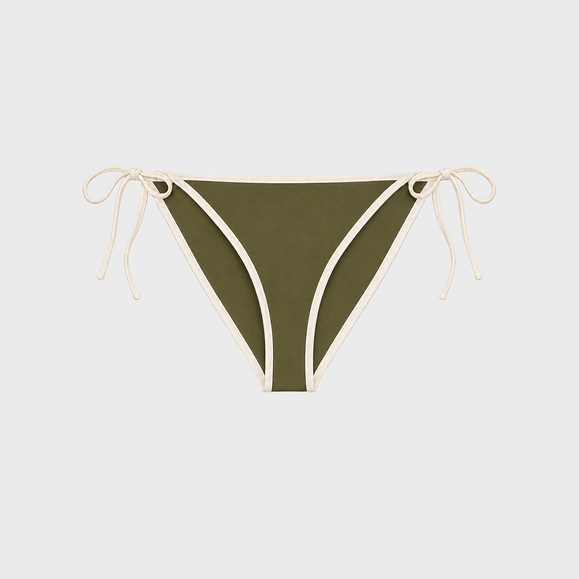 JADE Ties Bottom - Olive / Ivory