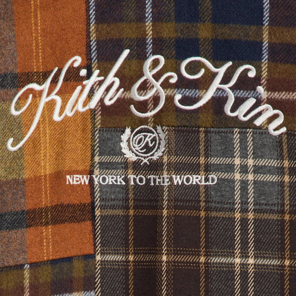 Kith Kids Patchwork Plaid Ellis Jacket - Kindling - PH