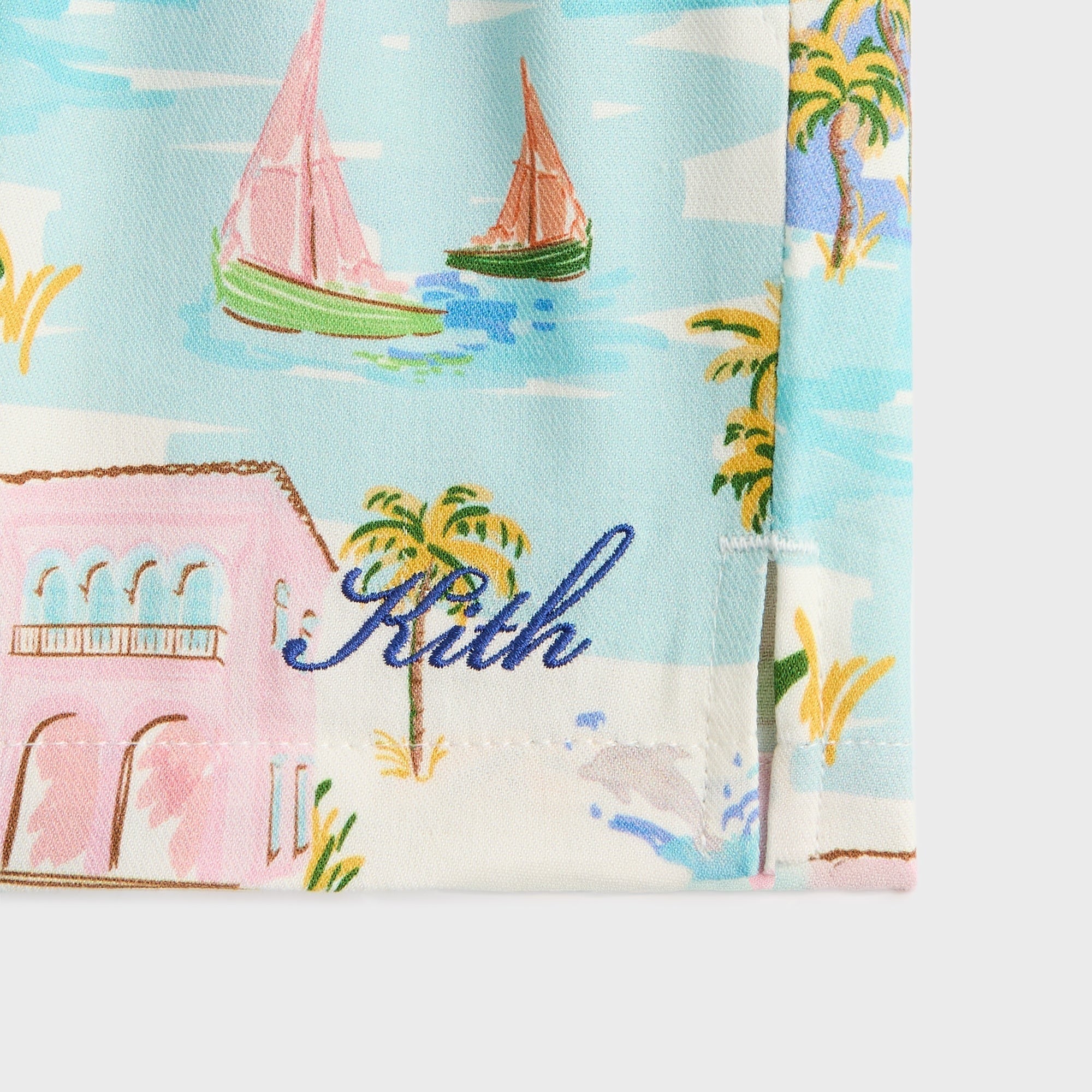 Kith Kids Scenic Thompson Camp Short - Silk
