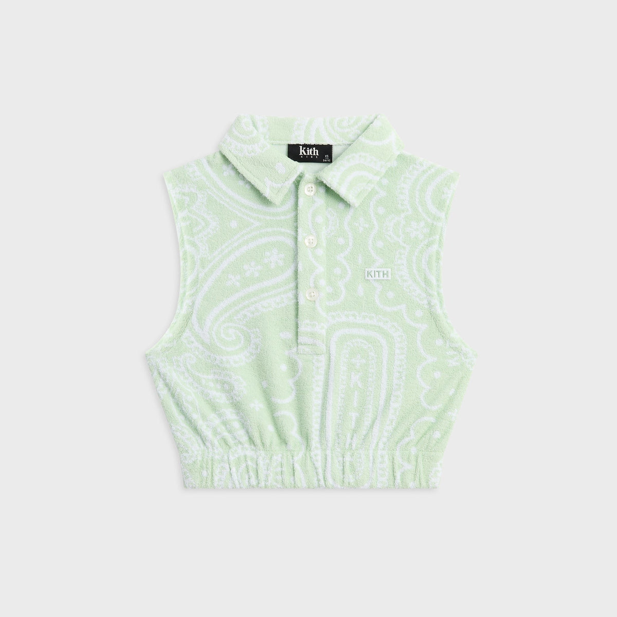 Kith Kids Paisley Jacquard Cropped Tank - Tidal