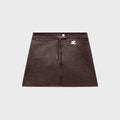 Courrèges ReEdition Vinyl Mini Skirt - Burnt Red