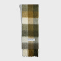 Acne Studios Vally Scarf - Taupe / Green / Black