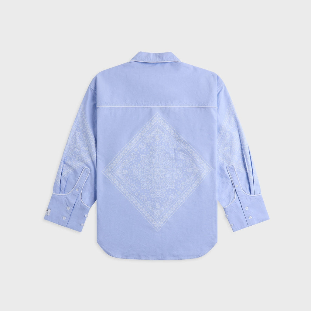 Ksubi Astra Long Sleeve Shirt - Bandana Blue