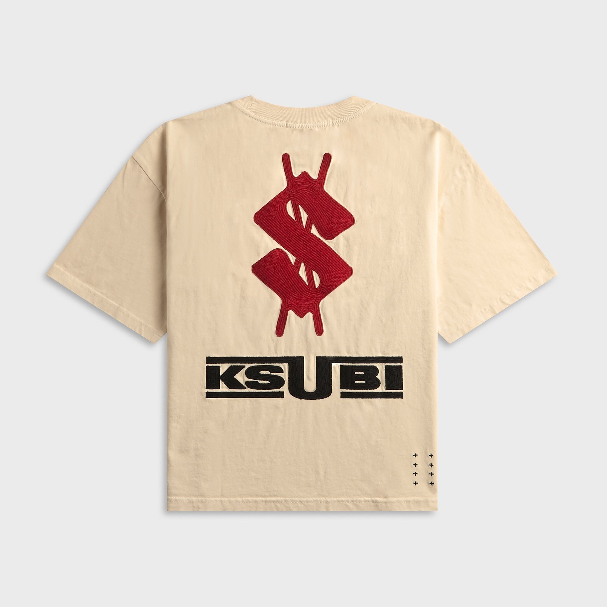 Ksubi Zoom Ekcess Short Sleeve Tee - Ecru
