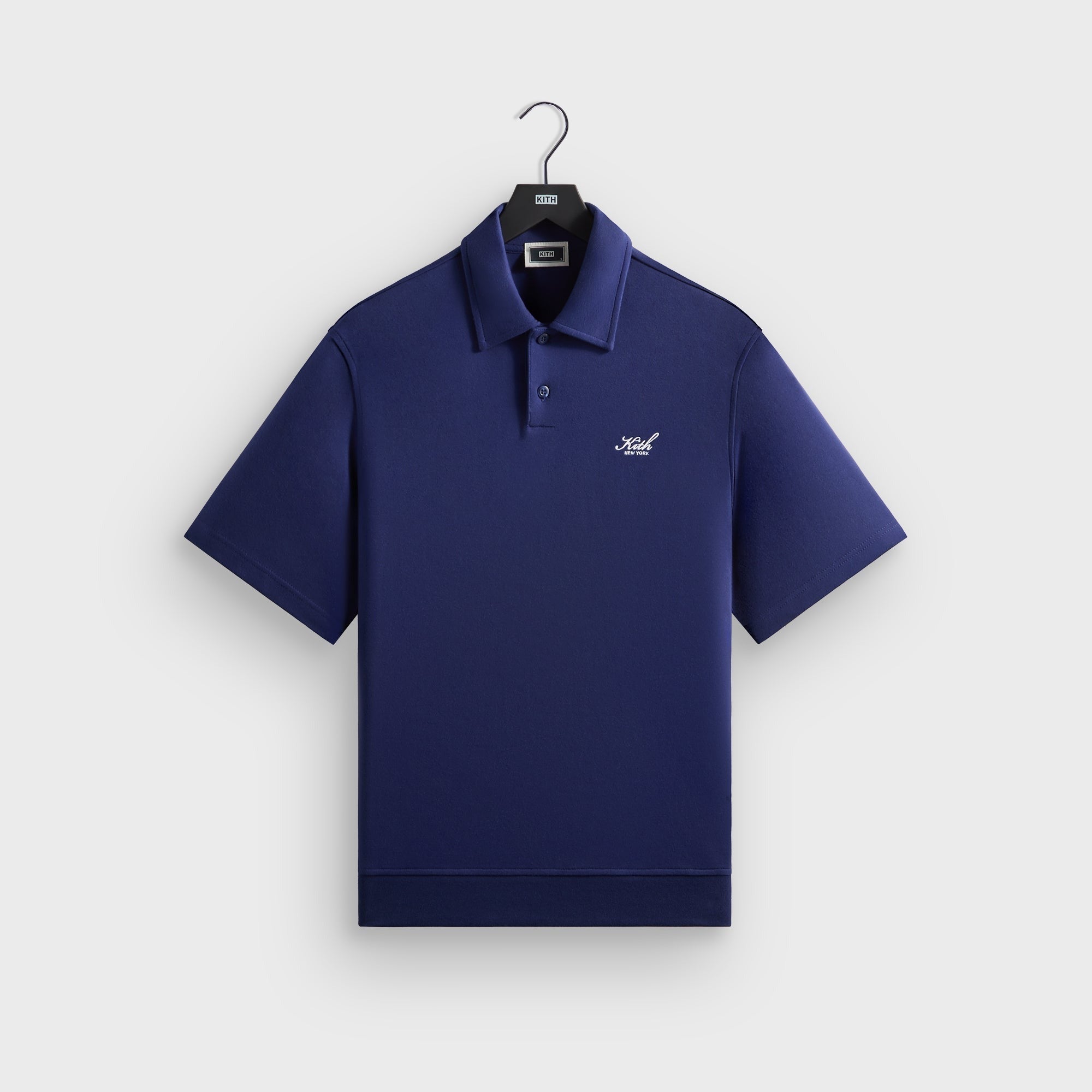 Kith Interlock Graham Polo - Deep Royal