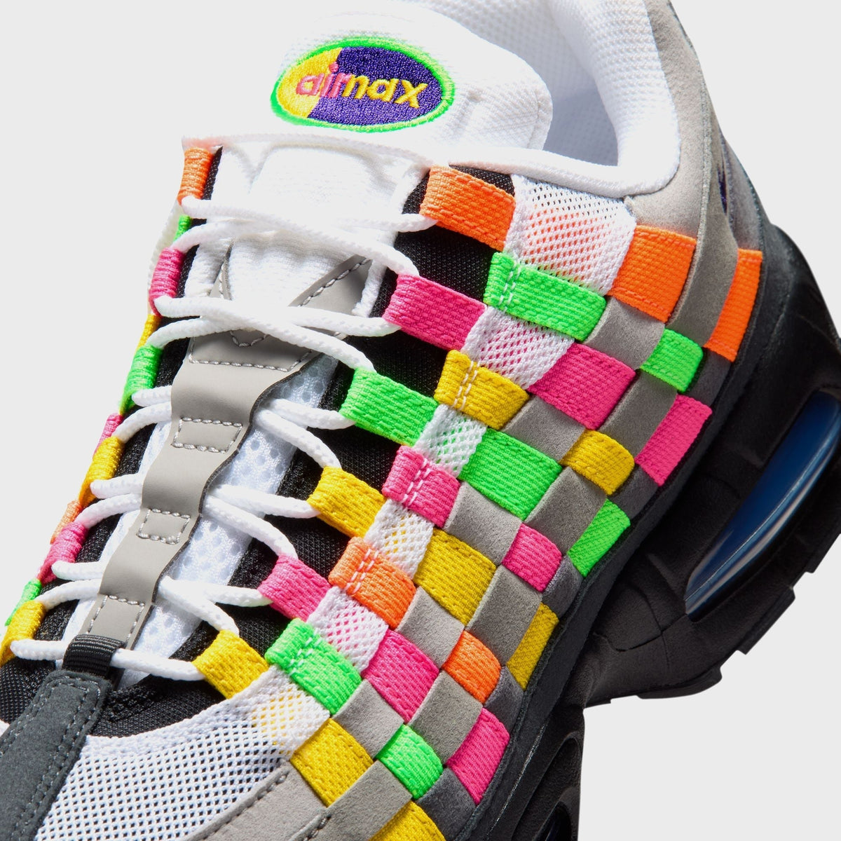 Nike Air Max 95 Big Bubble - White / Purple Dynasty / Pearl Gray / Light Charcoal