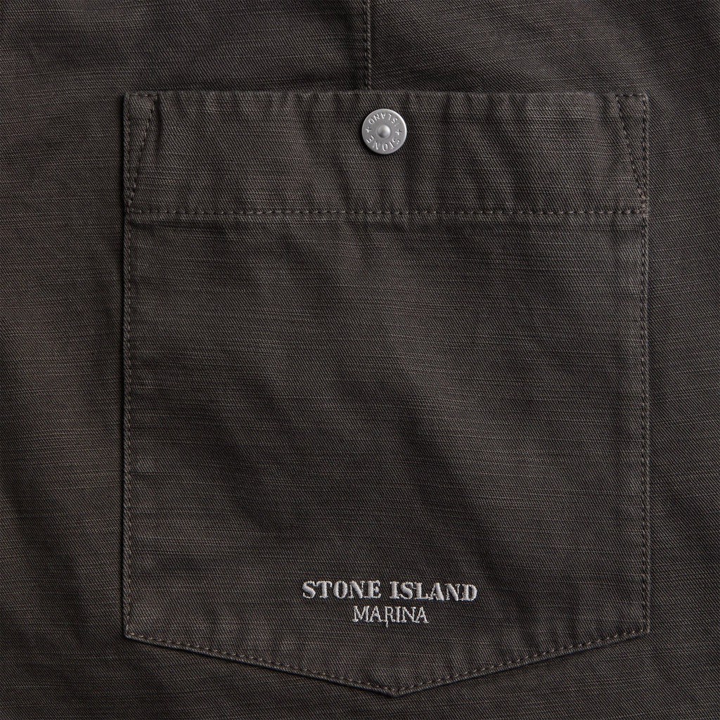 Stone Island Marina Slub Cotton Cargo Pant - Lead Grey