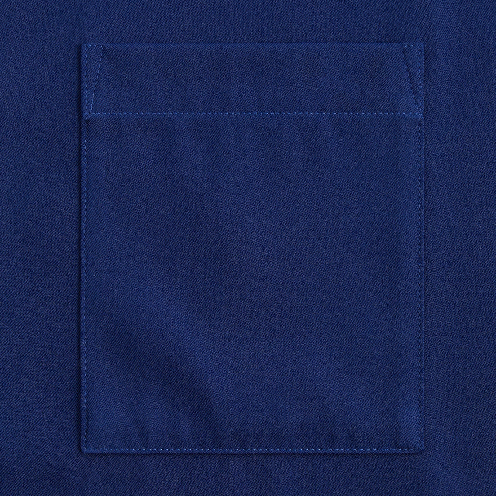 Kith Drape Twill Raf Shirt - Deep Royal