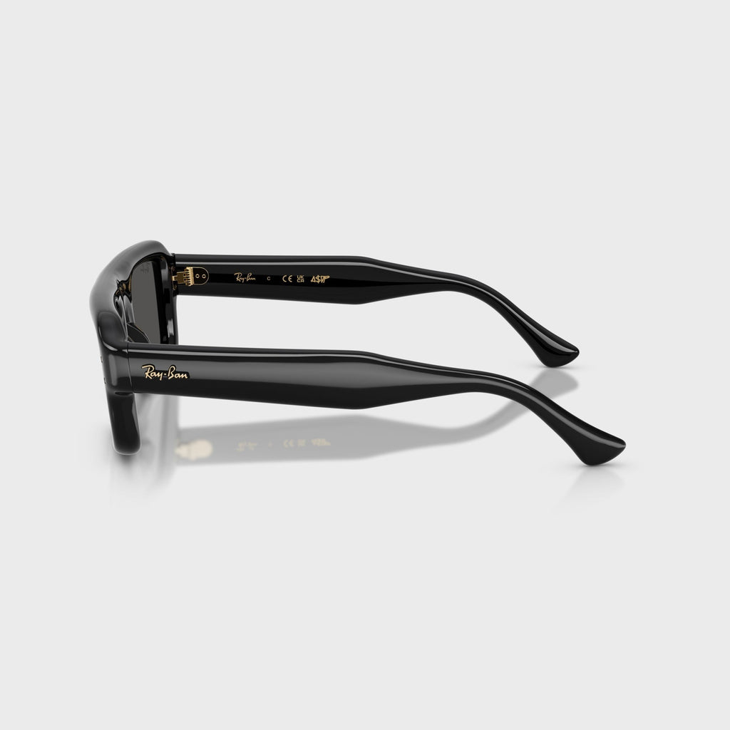 Ray-Ban x A$AP Rocky Flacko Puffer Sunglasses - Black Frame / Dark Grey Lens