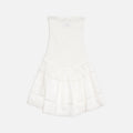Frankies Bikinis Day Princess Poplin Dress - White