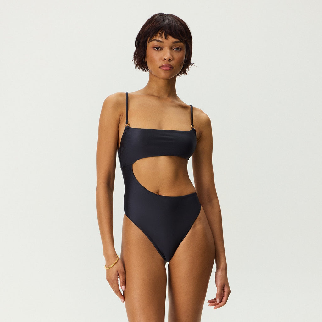 Kith Women Marik Asymmetrical One Piece - Black