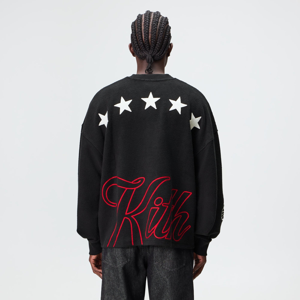 Kith Varsity Lawson Crewneck - Black