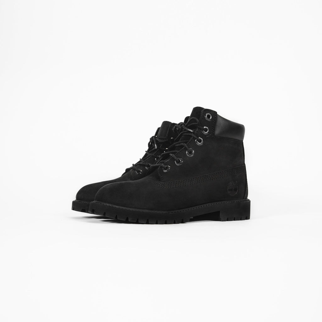 Timberland Youth 6" Premium Waterproof Boot - Black