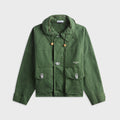 Stone Island Nyco Panama Marina Coach Jacket - Quartz Green