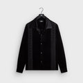Kith for Needles Ren Fringe Camp Collar Shirt - Black