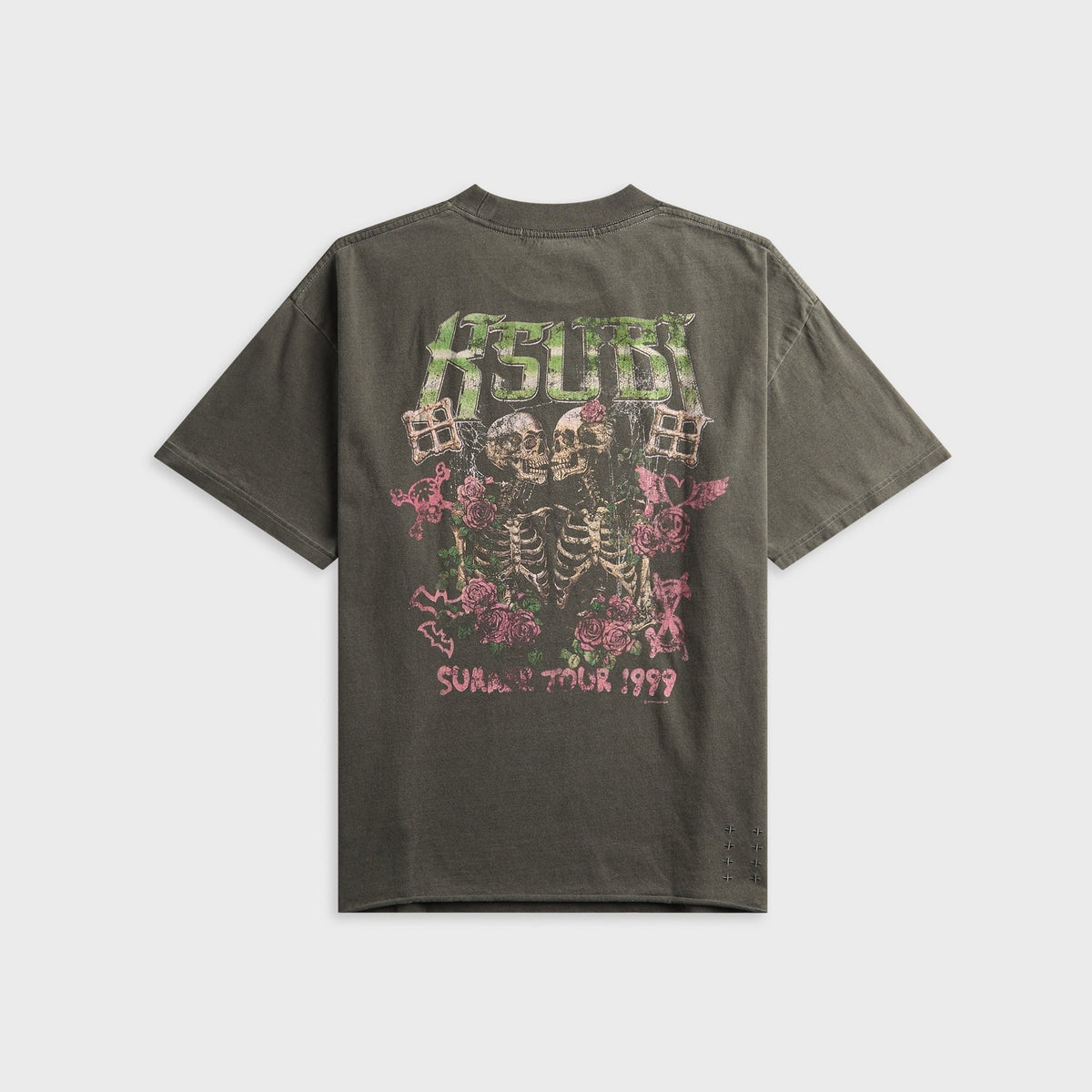 Ksubi Legend Ekcess Short Sleeve Tee - Charcoal
