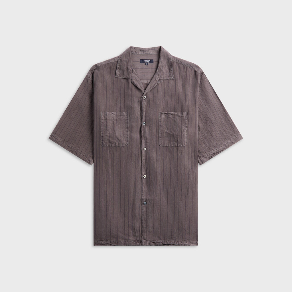 CDG Homme Cupro Stripe Shirt - Grey
