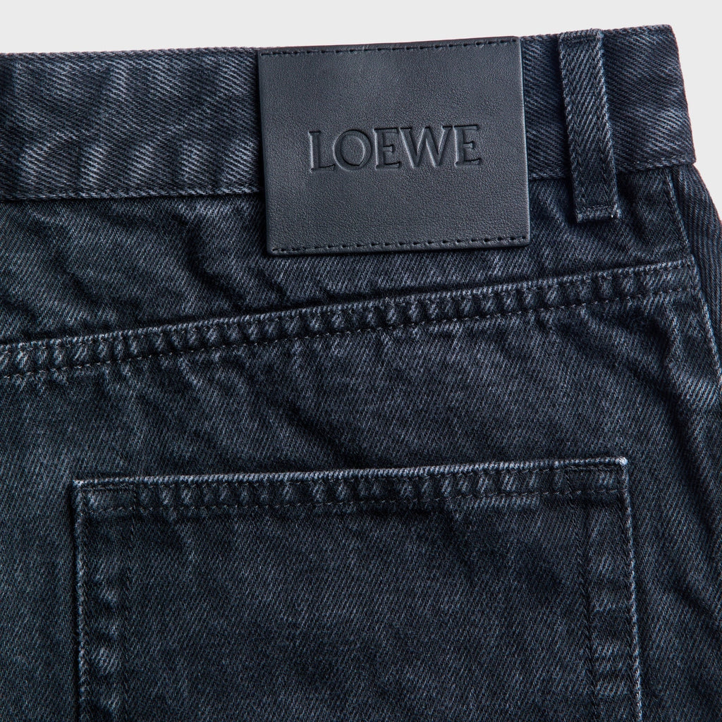 Loewe Anagram Baggy Jean - Black