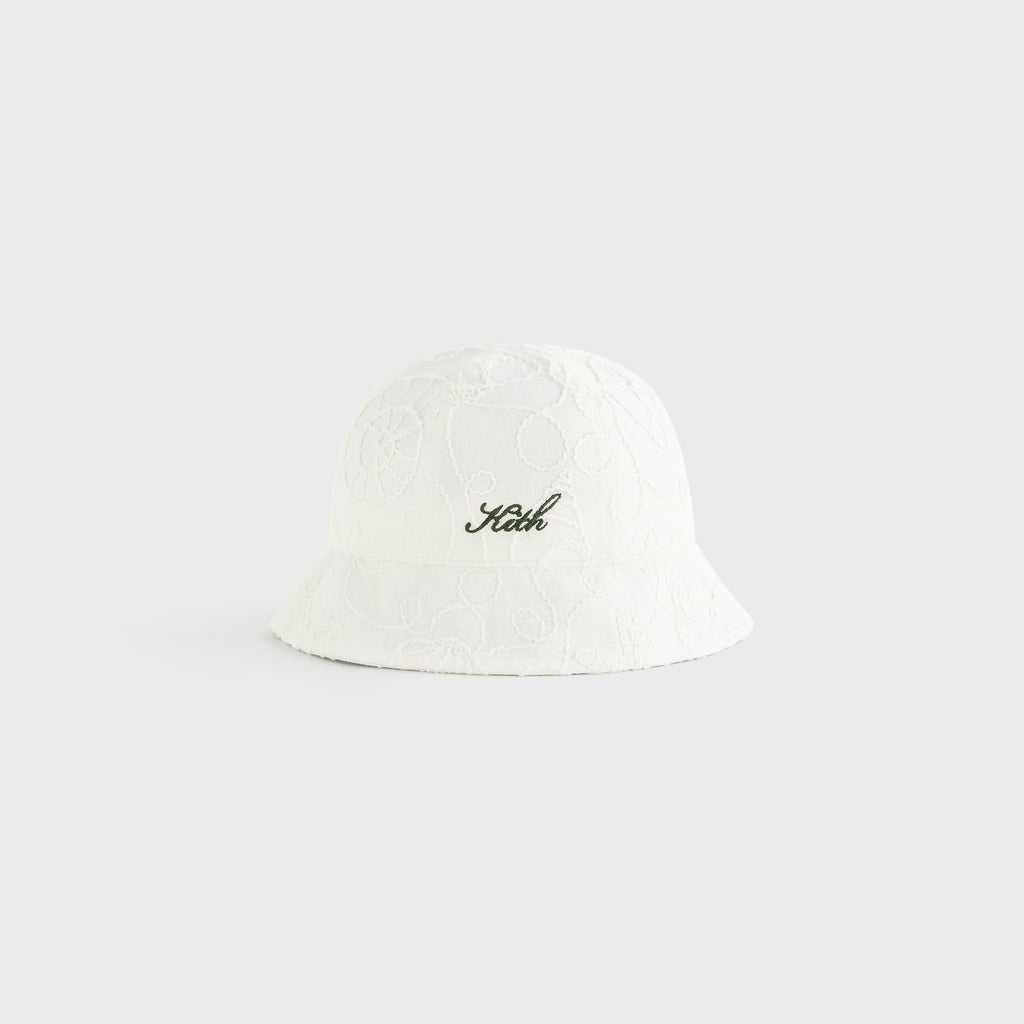 Kith Kids Canvas Rope Embroidered Lloyd Bucket Hat - Silk