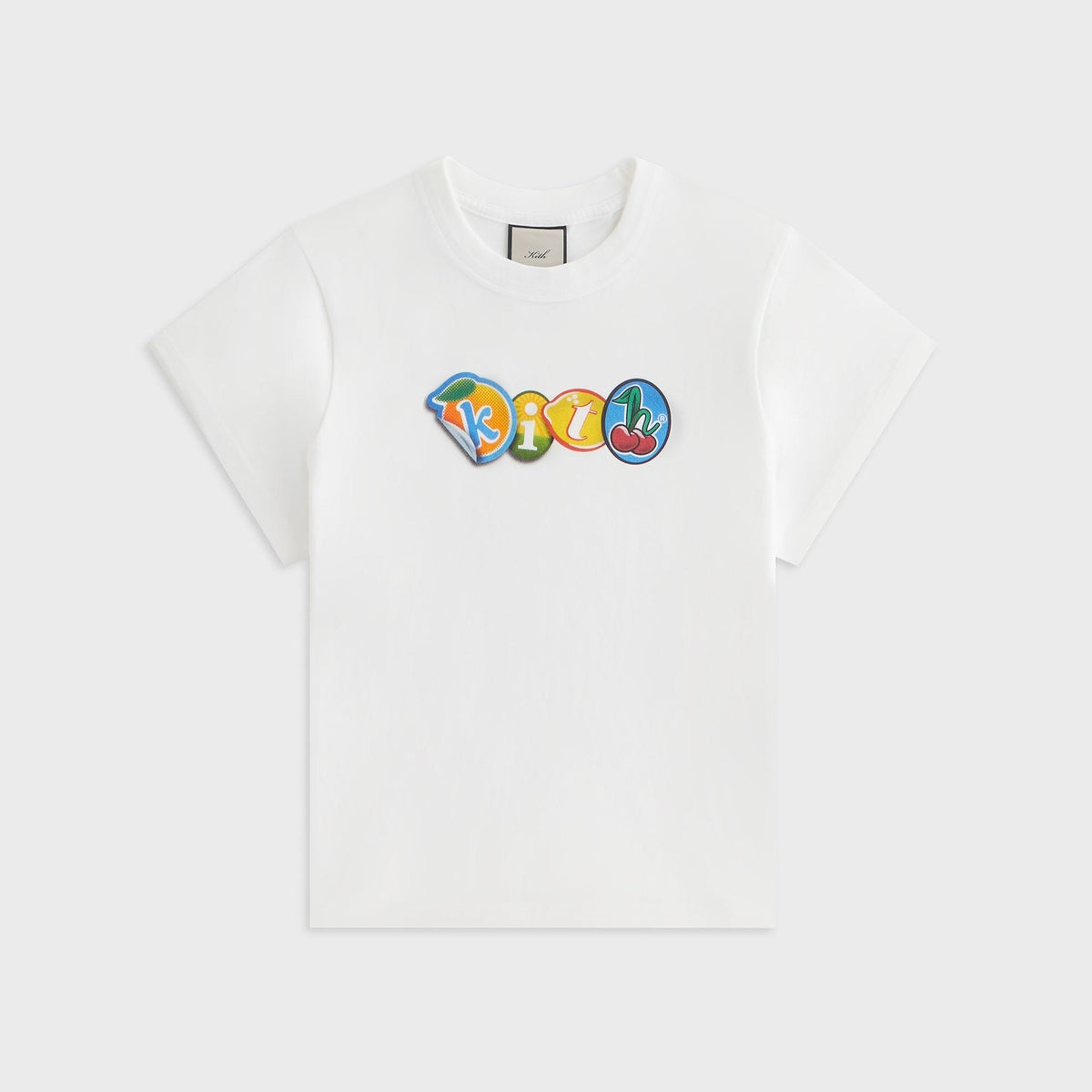 Kith Women Mulberry Vintage Sticker Tee - White