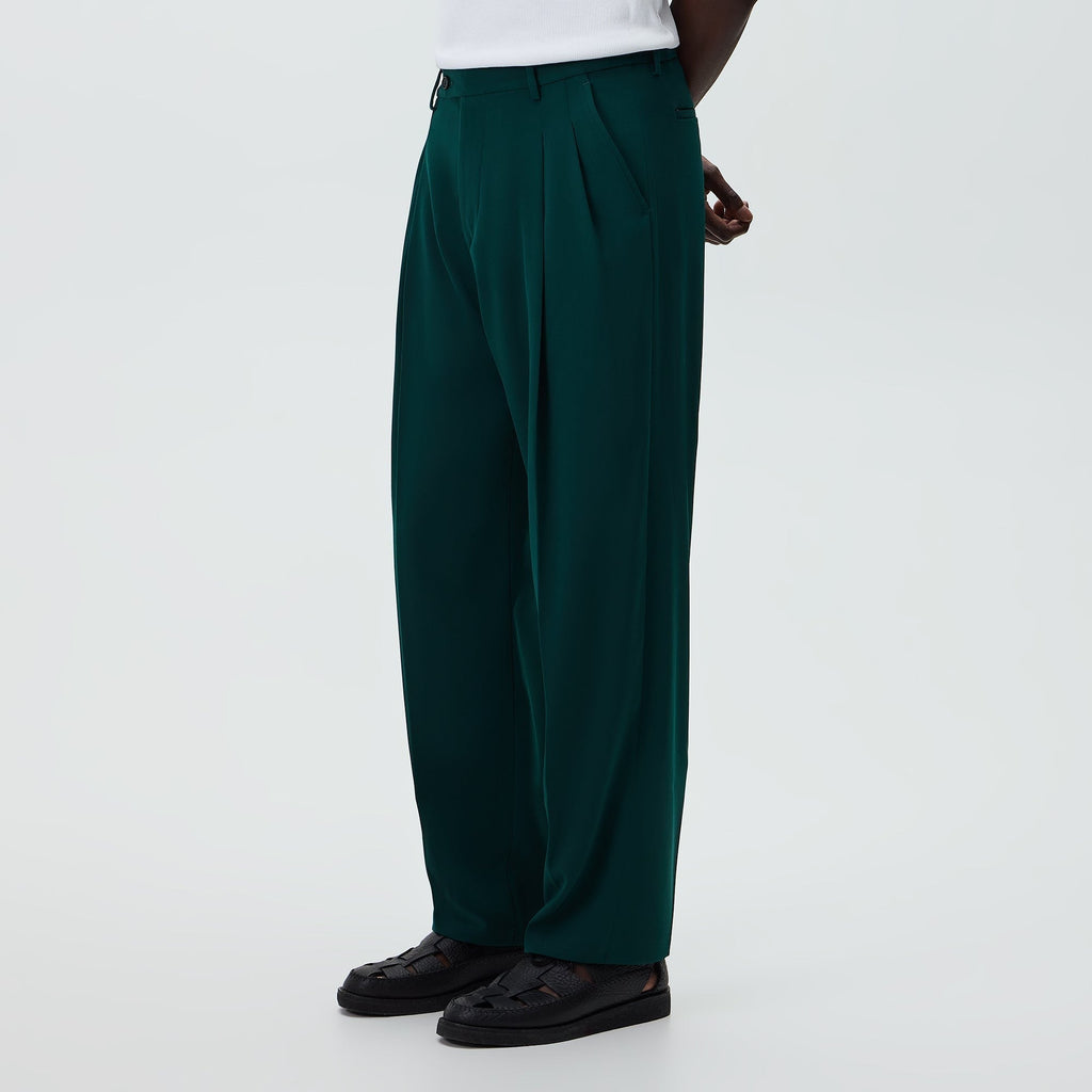 Kith Drape Twill Kylan Pleated Trouser - Chronicle