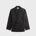 Lemaire Soft Tailoring Double Breasted Coat - Black