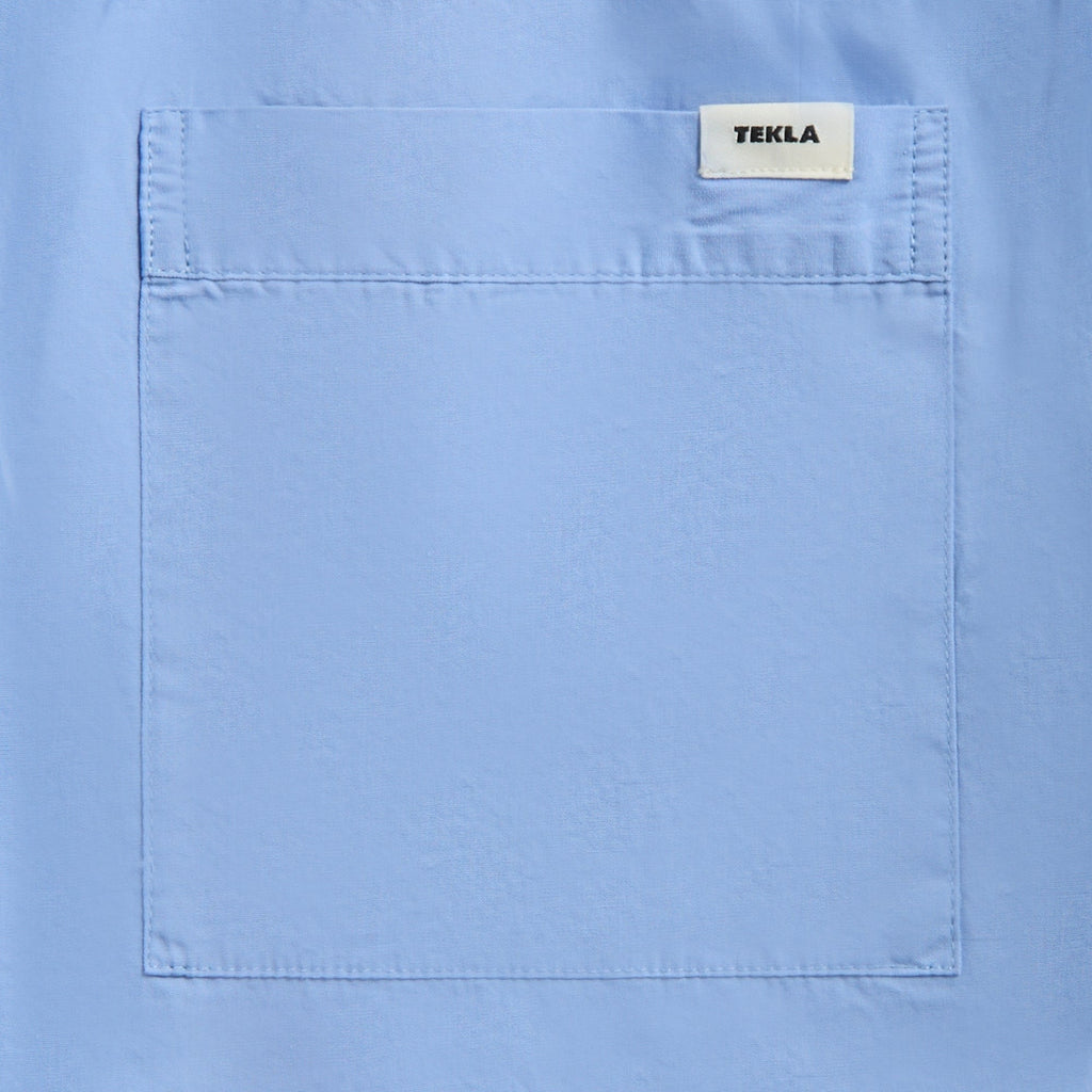 Tekla Poplin Pyjama Pant - Solid Cornflower Blue