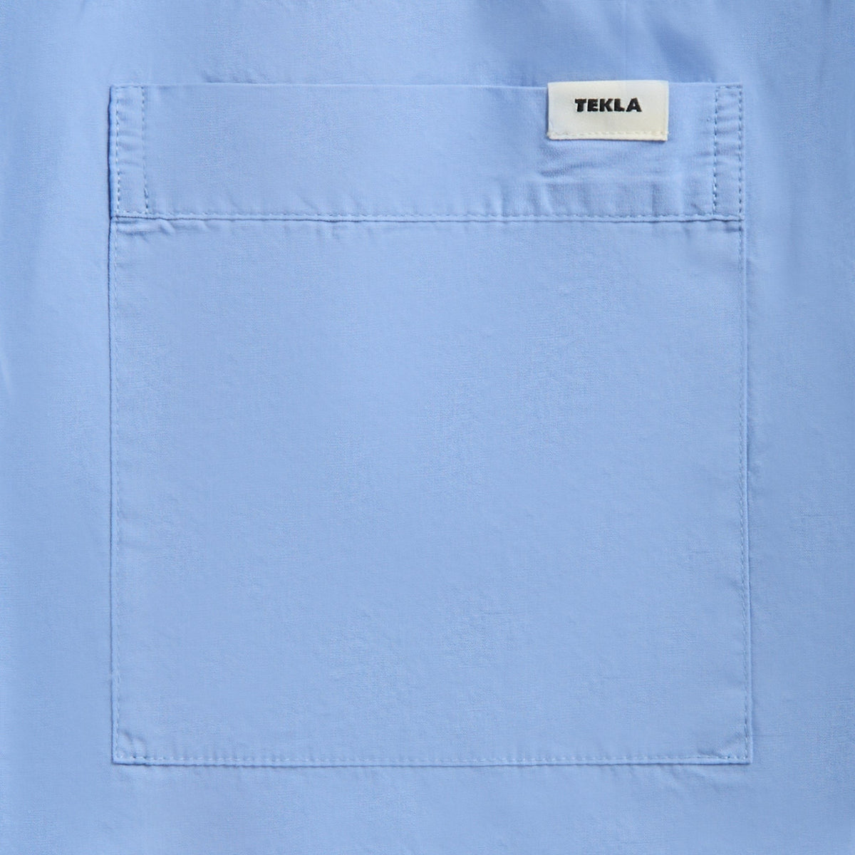 Tekla Poplin Pyjama Pant - Solid Cornflower Blue