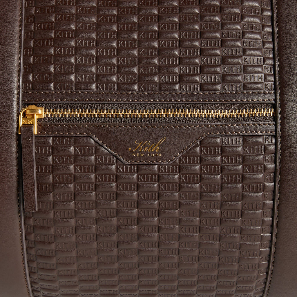 Kith Monogram Smooth Leather Traveler K55 Duffle Bag - Zoom