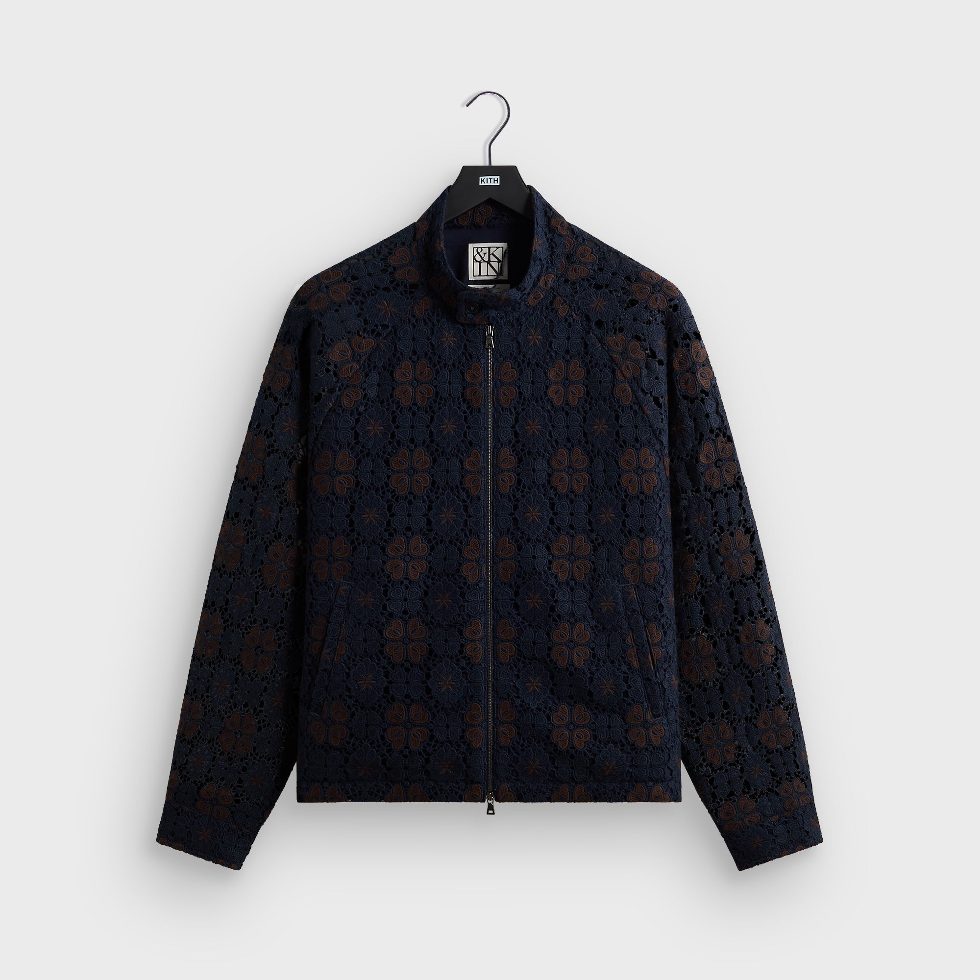 &Kin Retro Floral Lace Eddy Jacket - Cosmos