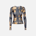 Miaou Long Sleeve Tee - Treading Brown
