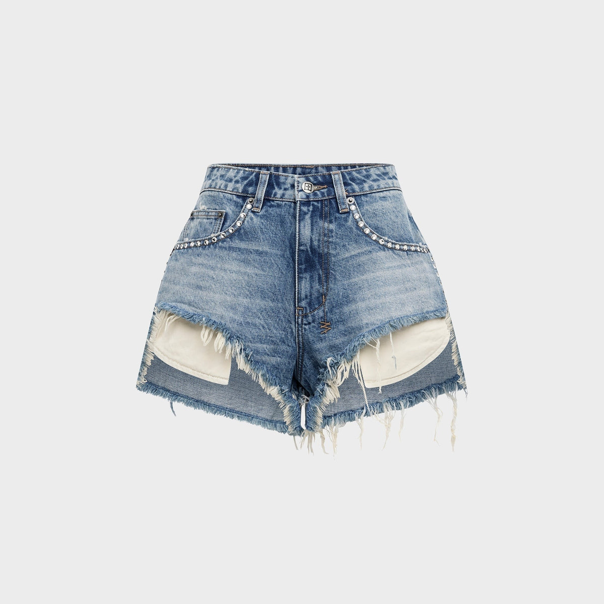 Ksubi Kut Off Denim Short - Maverick Krystal