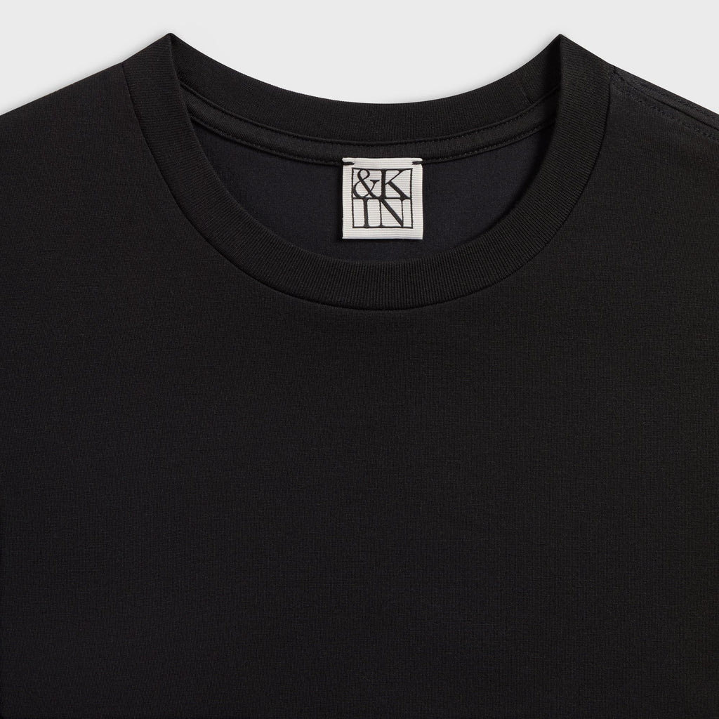 &Kin Long Sleeve Darin Tee - Black