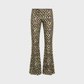 Siedres Jeslynn Devoré Detail Velvet Flared Pant - Multi