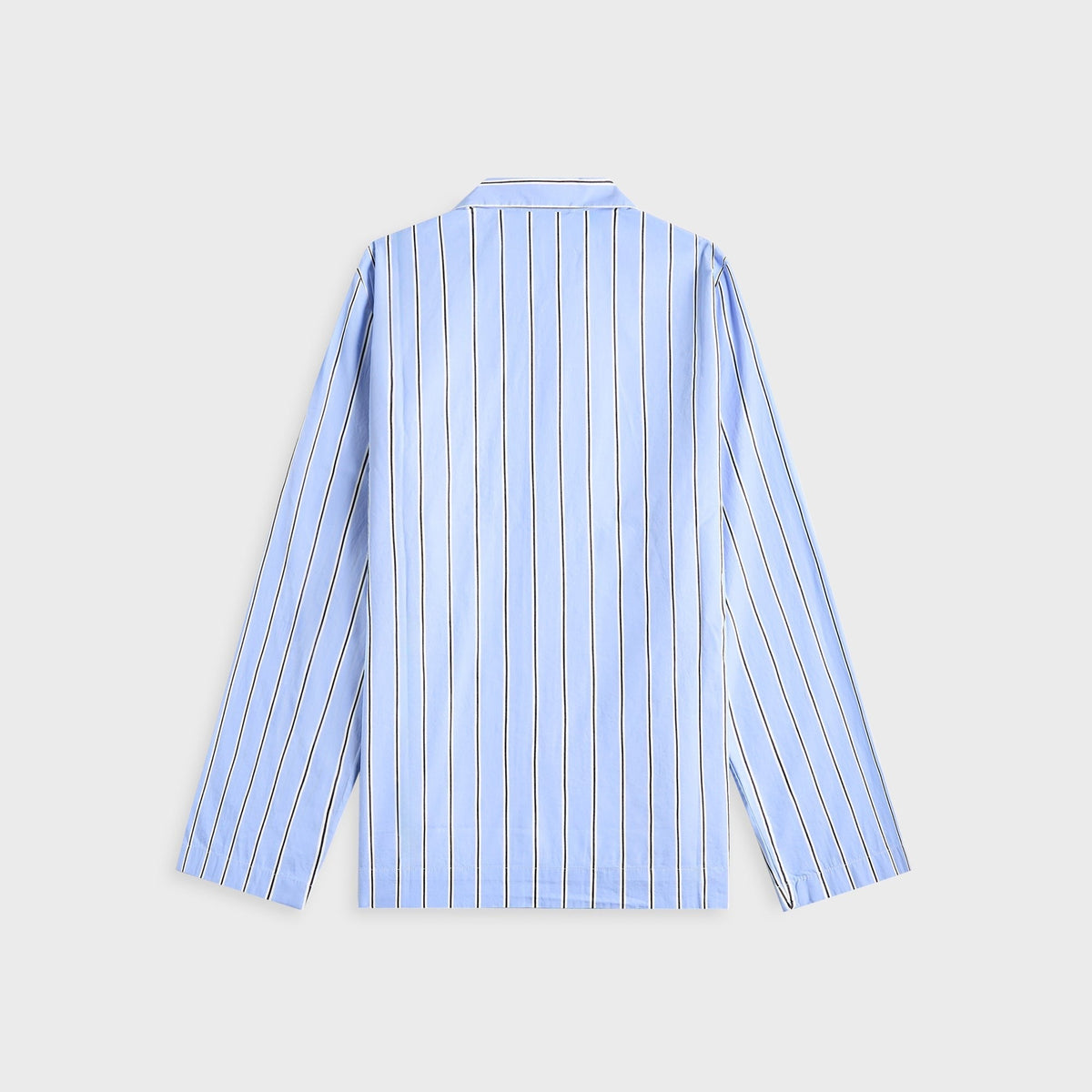 Tekla Cotton Poplin Pyjama Shirt - Bassett Stripes