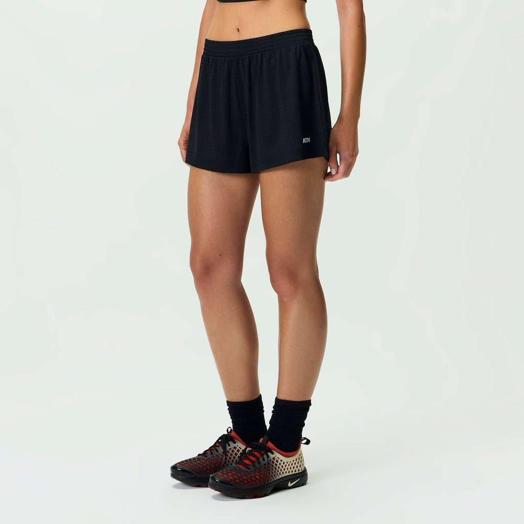 Kith Women Nilah II Mesh Soccer Shorty - Black
