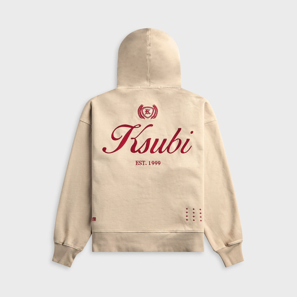 Ksubi Klasse Halen Zip Hoodie Smoke - Grey