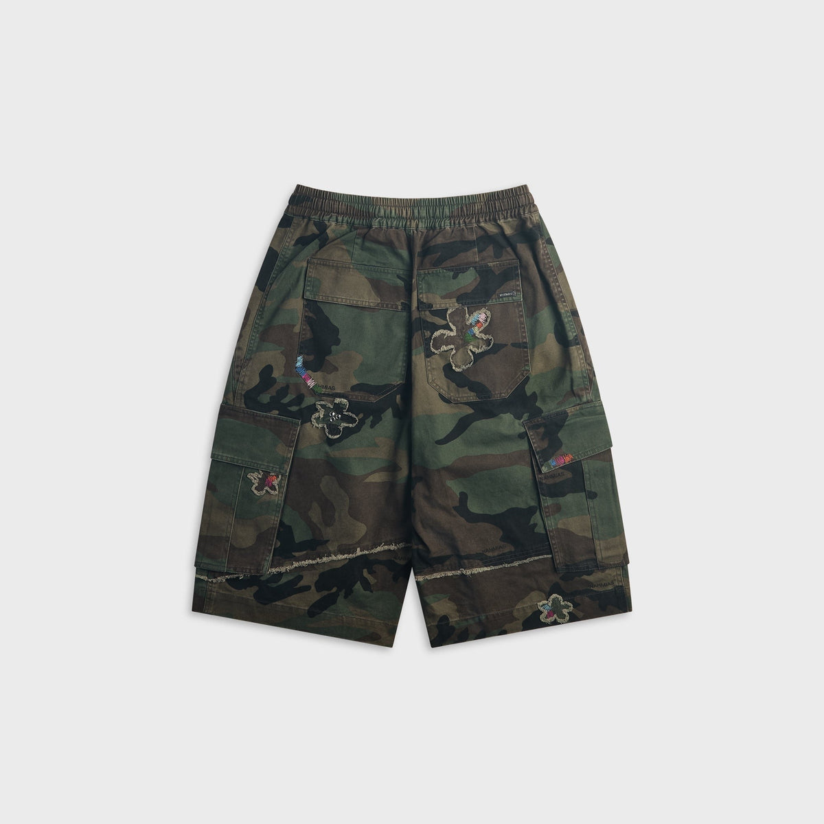 NAHMIAS Floral Patch Crystal Short - Camo