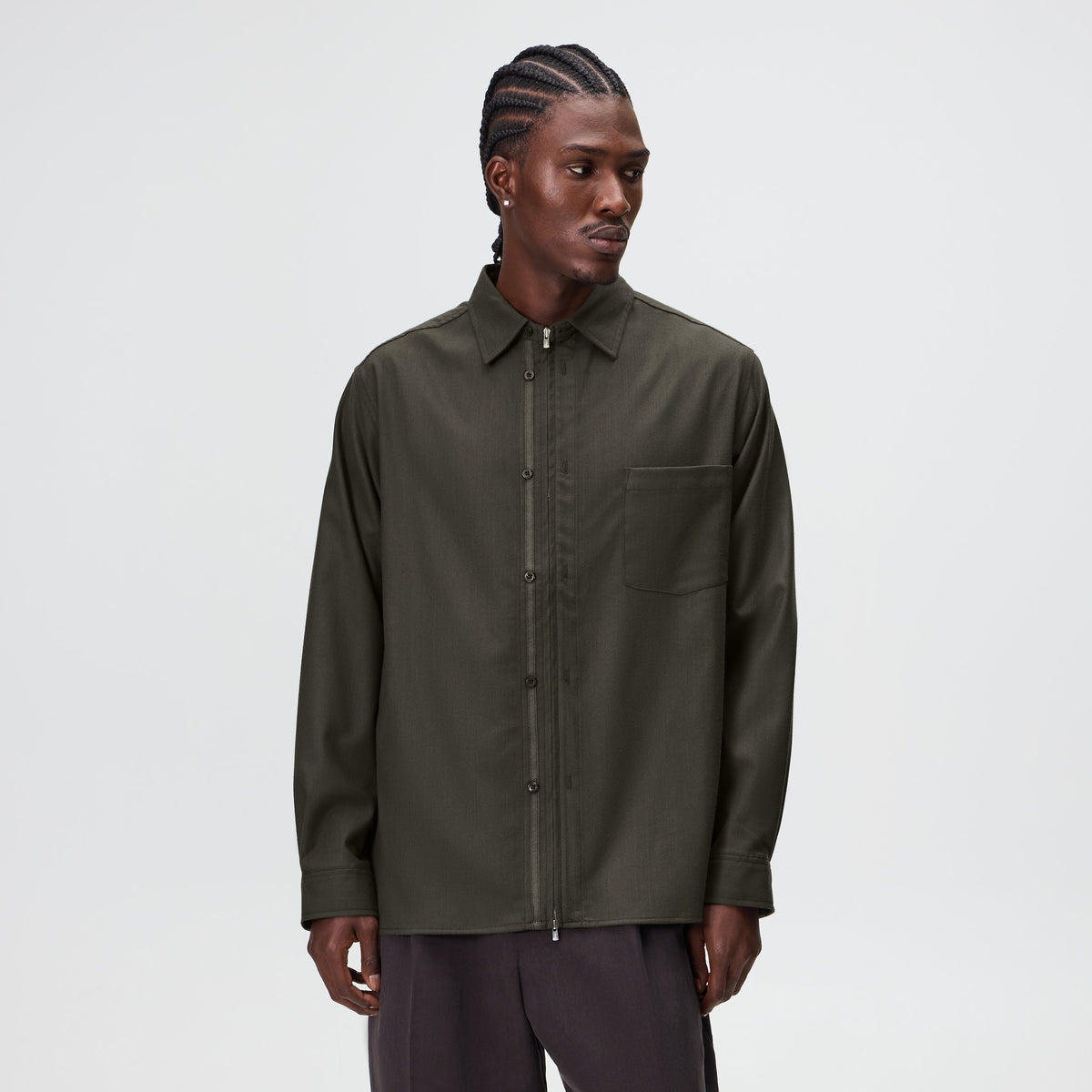 Kith Flannel Lorcan Shirt - Cypress