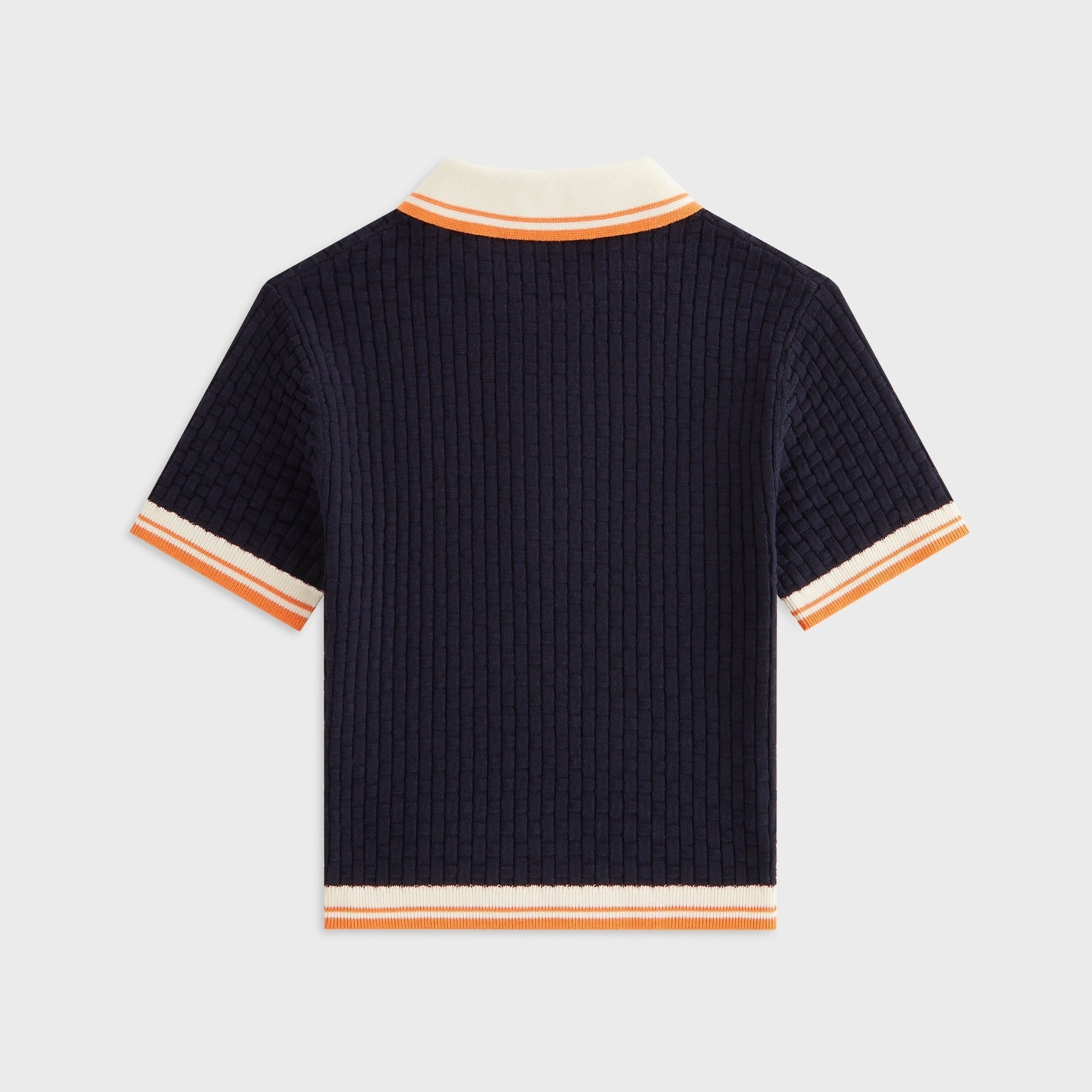 Kith Women Taylen Basketweave Sweater Polo - Ink