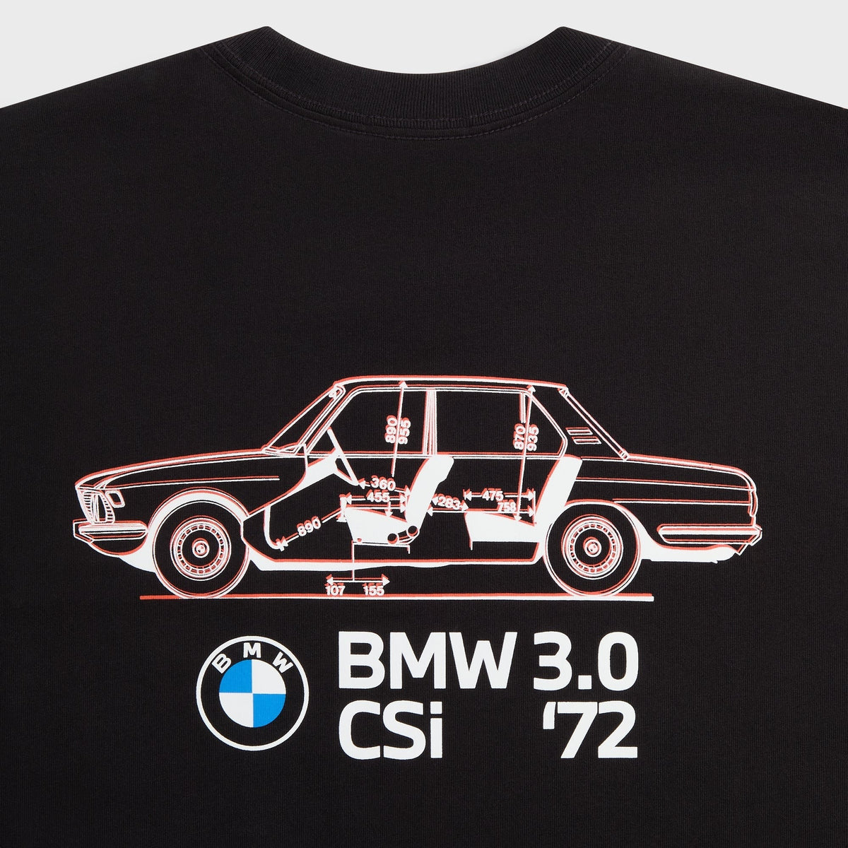 Kith for BMW CSi 3.0 Schematic Pocket Tee - Black