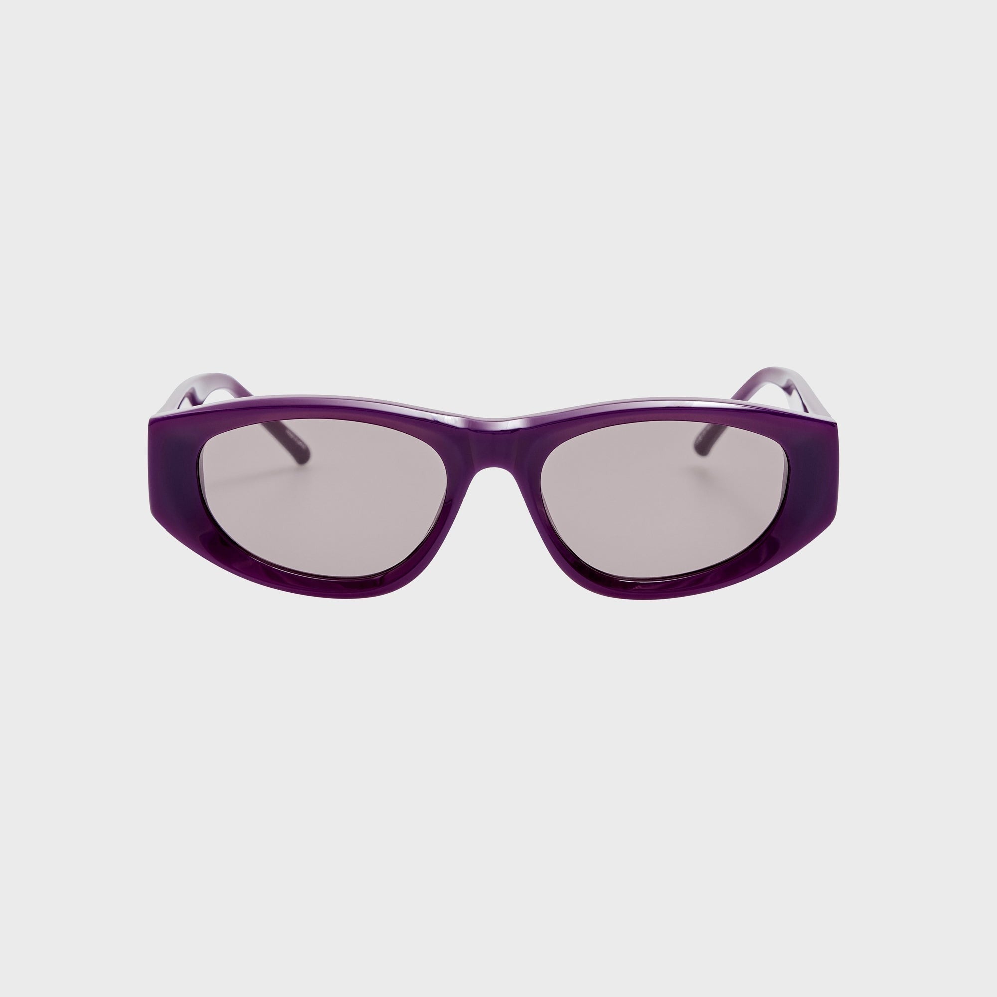 The Attico Maya Sunglasses - Mauve / Silver
