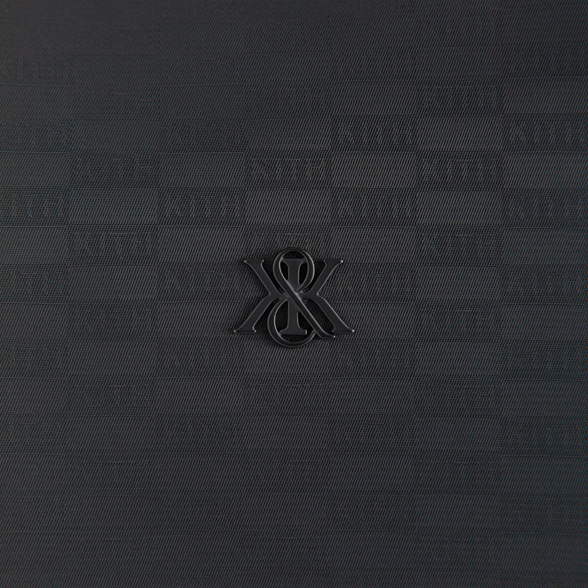 Kith Monogram Nylon Leather Duffle Bag - Black