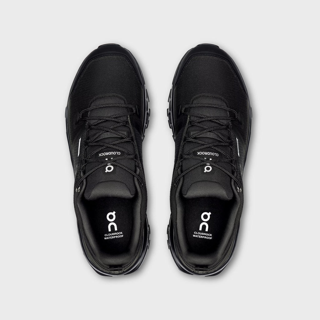On Running Cloudrock Low Waterproof - Black