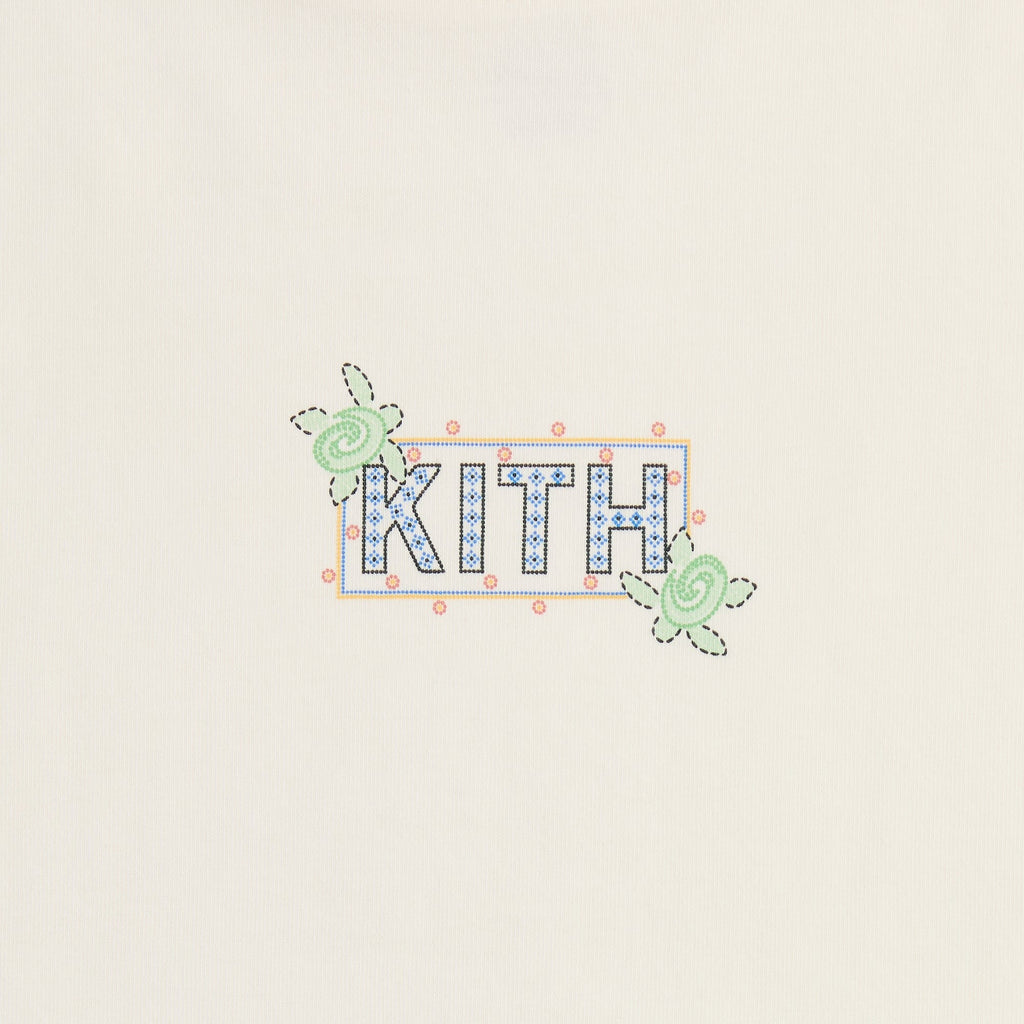 Kith Kids Beach Tile Classic Logo Graphic Tee - Silk