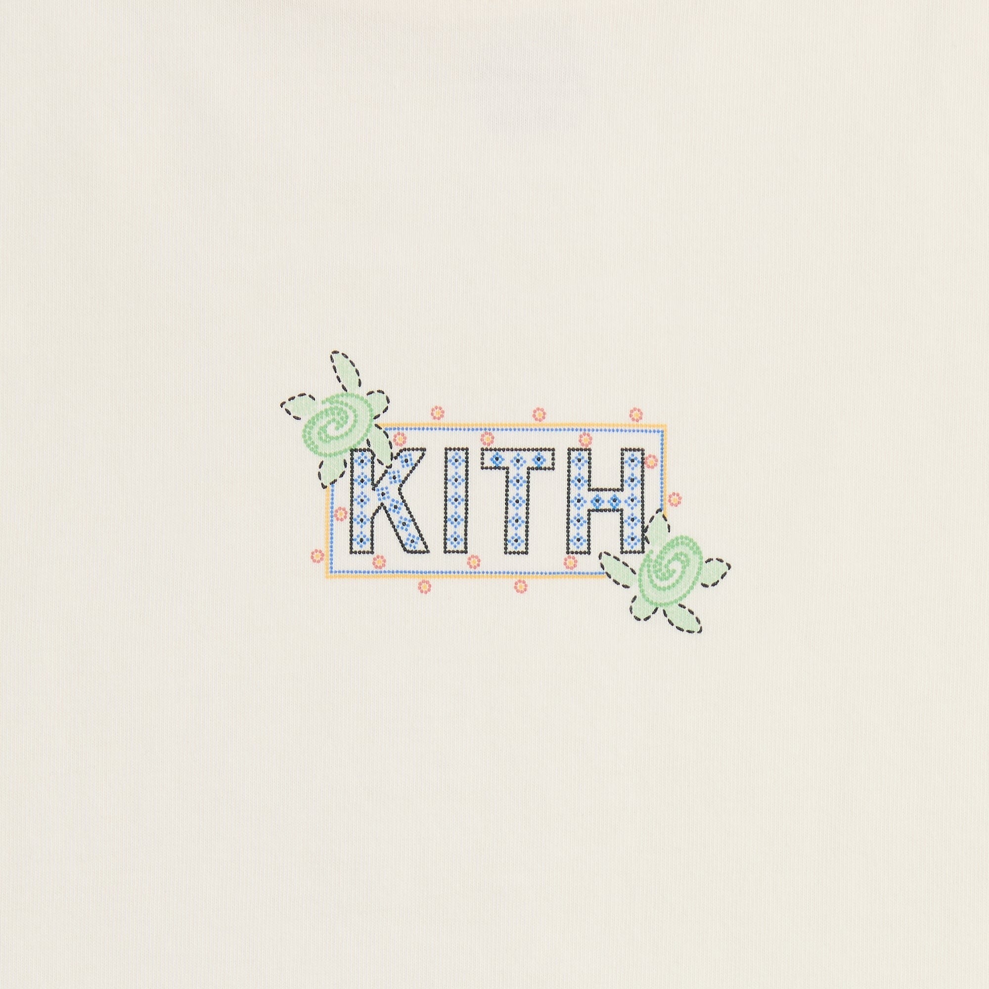 Kith Kids Beach Tile Classic Logo Graphic Tee - Silk