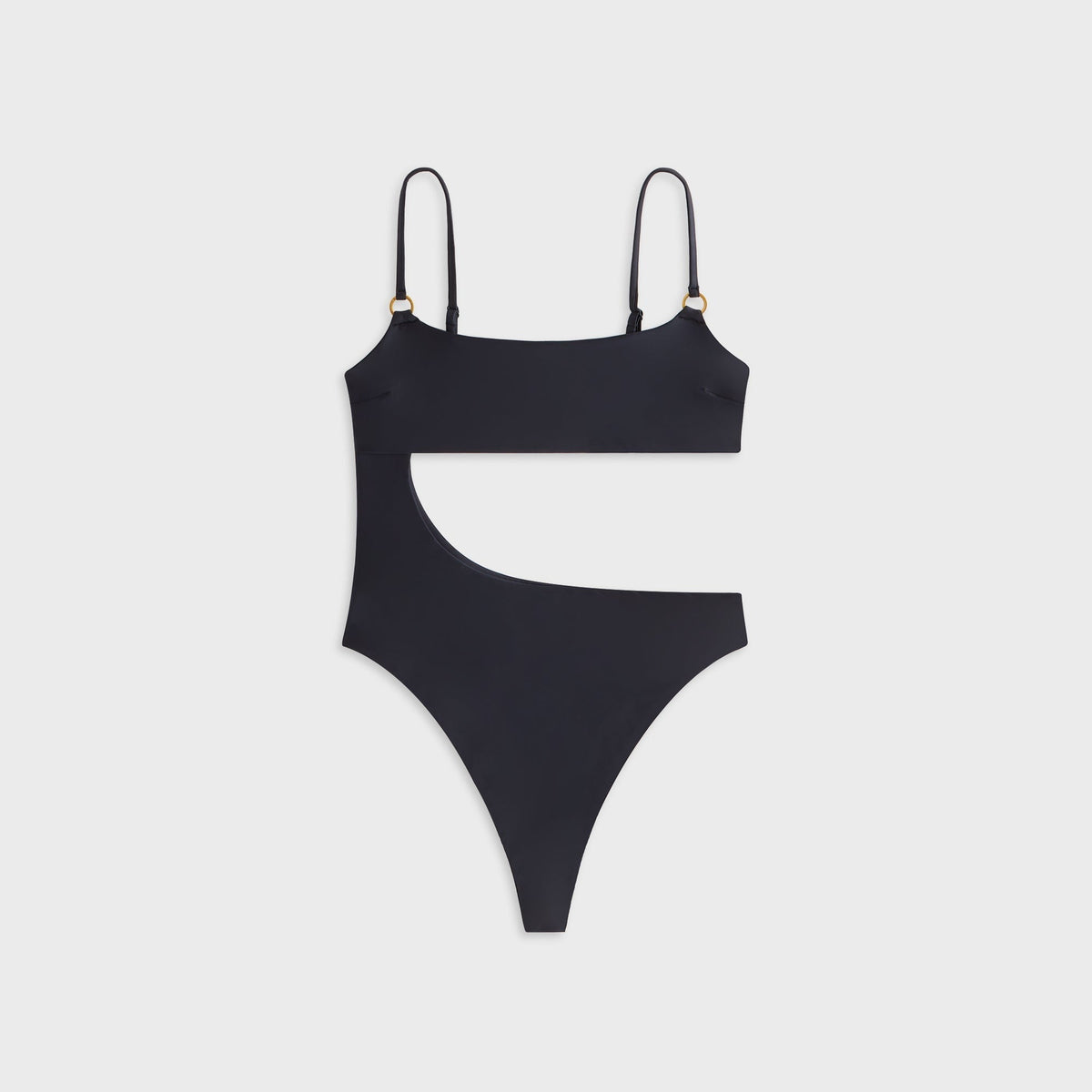 Kith Women Marik Asymmetrical One Piece - Black