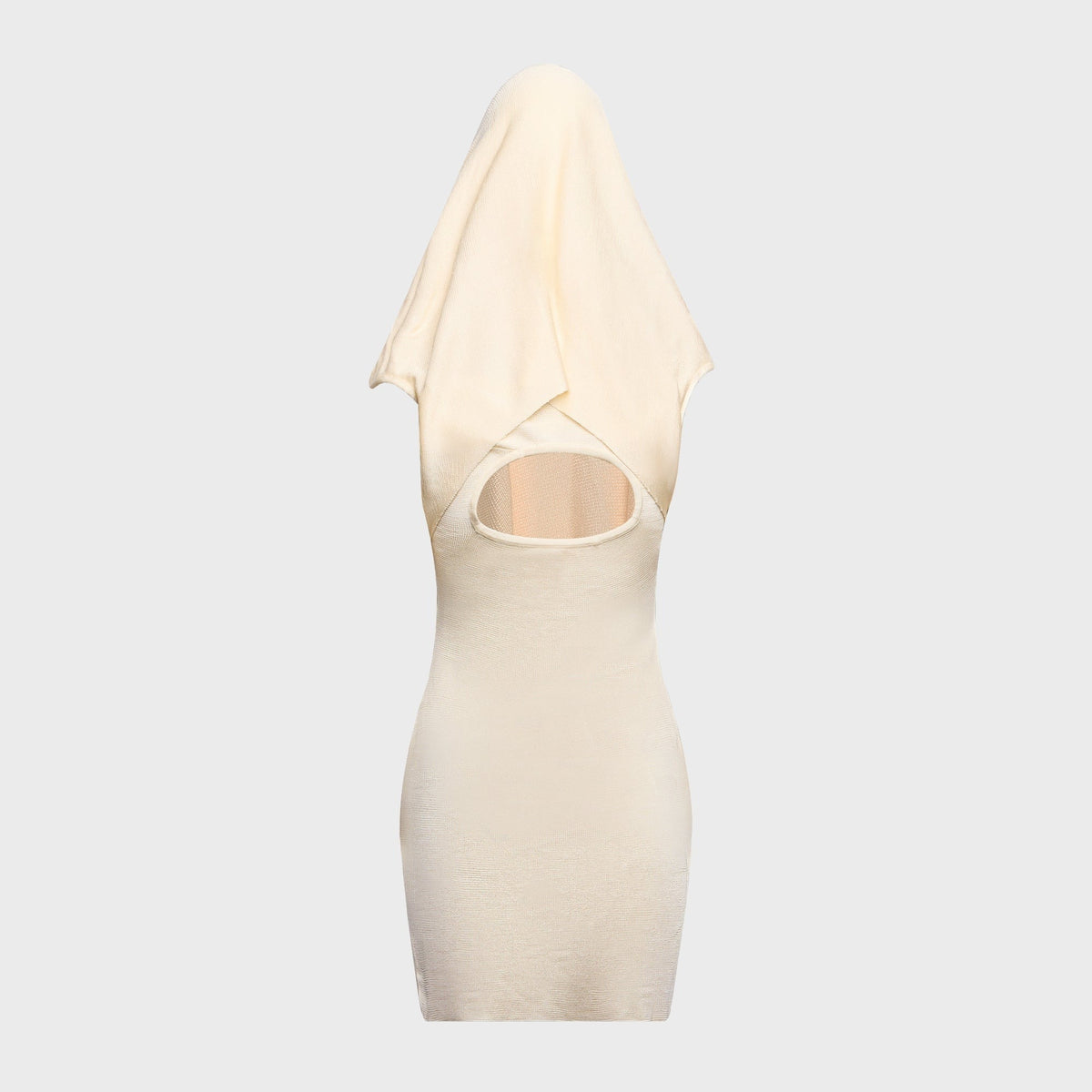Isa Boulder Lowhood Mini Dress - Ivory